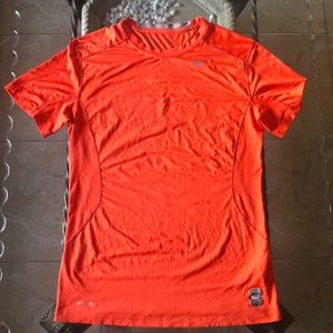 Nike orange dri fit active shirt